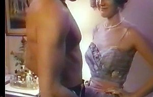 Retro fuck waitress with wife outside