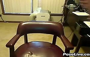 Busty milf masturbates with a toy