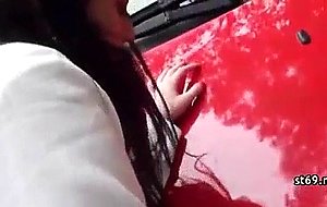 White teen slut give head