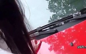 White teen slut give head