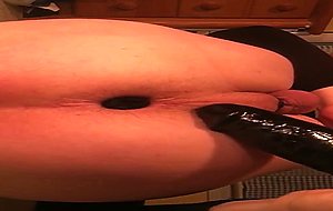 Cd stuffs thong into ass