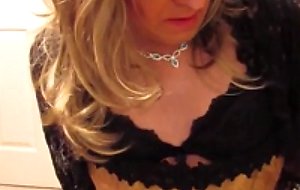 Early video of me milking my prostate while in chastity