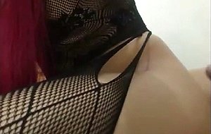 Trans redhead anally punished on cam 