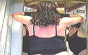 Lonely crossdresser in sweet lingerie