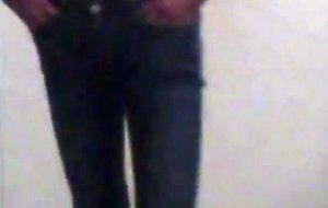 April showing to a fan on webcam