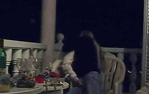 Amateur lesbians at a party