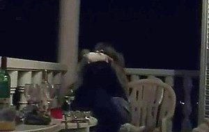 Amateur lesbians at a party