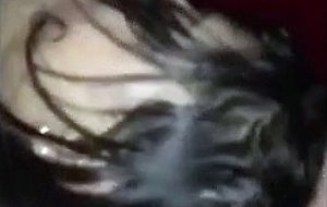 Hot threesome with cuckold teen girlfriend and str 