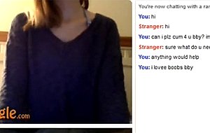 Omegle teen with big tits feb10 