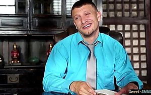 Teen schoolgirl drilled after sucking cock 