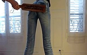 Teen with sweet ass gets spanking