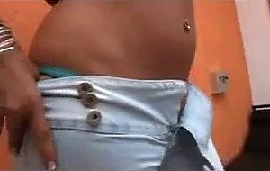 Busty latina tranny solo