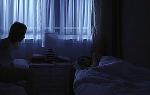 Teen babe having sex with her busty dorm manager