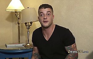 Busty shemale hotty fucks deep