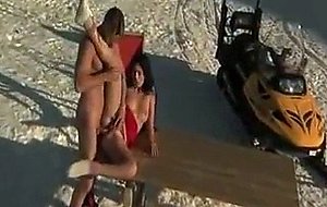 Roxy Panther Sex In The Snow