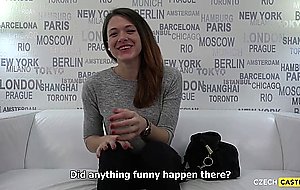 Super Cute Czech Amateur Banged on Casting