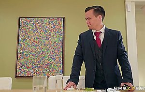 Johnny Comes over 4 Dinner and on Wife's Face!