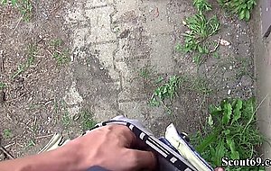 German scout - public street casting fuck for jarushka ross