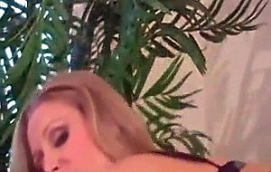 Blonde Talking Dirty In Her Pantyhose