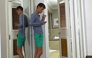 Stepdad catches teen filming him secretly and fucks him