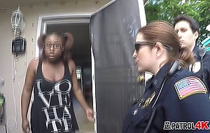Wild and hardcore interracial sex with two horny MILFs