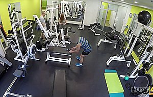 Hunt4k. dirty guy picks up young hottie and fucks her right in gym
