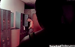 Mature bear assravaging otter deep