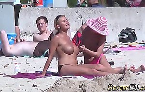 Voyeur naked beach lesbian 