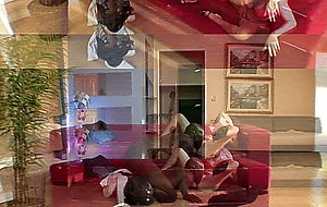 Cheating whore wife fucked by a black cock in honey interracial action