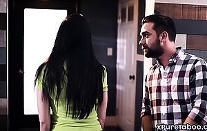 Crazy boyfriend let stepbro fucks with girlfriend