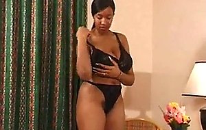 Huge tits hairy black girl solo 