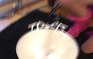 Sexy blonde teen gets all her holes pounded intense