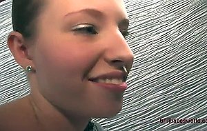 First anal for shy young girl 