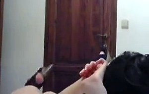 Vibrator in the rump