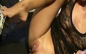 Deep fisting the wifes cunt
