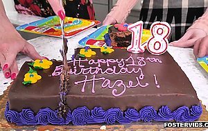 Chris Jonhson allows the Foster teen to suck his thick cock deep throat