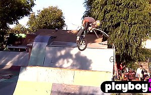 Crazy lesbians having a perfect fun in the fast truck