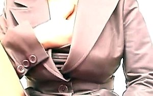 Sexy office lady anna yumisaki masturbating