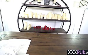 Before hardcore sex MILF massage guys penis so nice