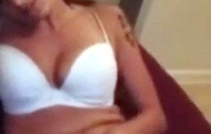 Amateur brunette stripsteases