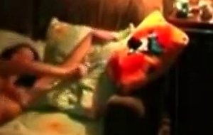 Amateur teen masturbates at home