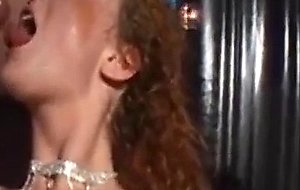 Gangbang for two honey bitch and got dp2