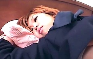 Asian hottie gobbling cock for breakfast