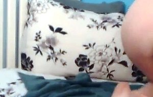 Huge boobs plays and fucks a big vibrator