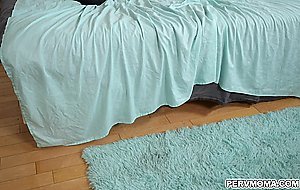 Lovely MILF Edyn Blair gets lonely and pleasures her pussy on her own