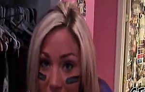 College groupy getting ready for the game