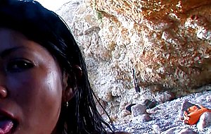 Tattooed shaved babe loves his stiff shaft