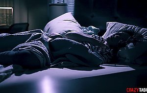 Teen agrees to have threesome sex with a man and a doll