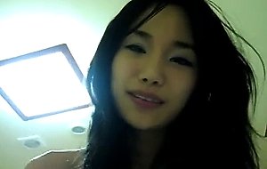 Korean amateur teen girl shows fellatio skills