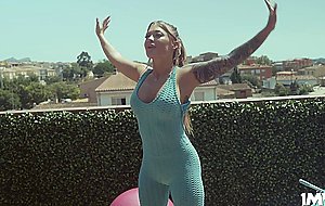 Misha Maver loves some dick after a hot body workout